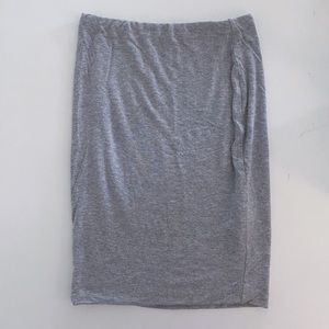 Naked Wardrobe Mini Skirt (Heather Gray)